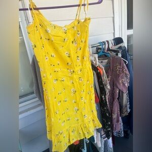 Floral Yellow Sundress